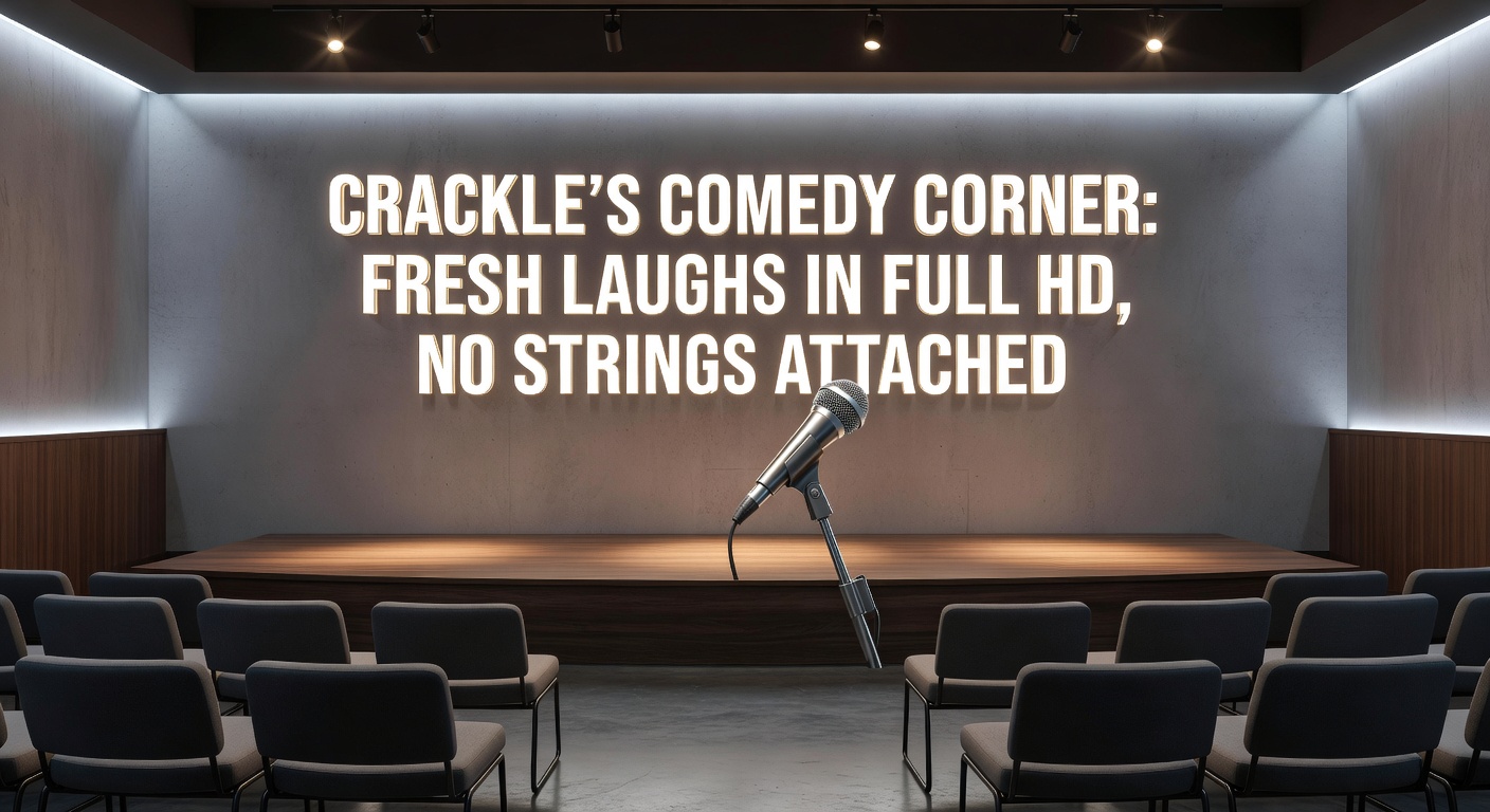 Collage of popular Crackle comedy shows including Seinfeld, South Park, and stand-up specials displayed on a streaming interface
