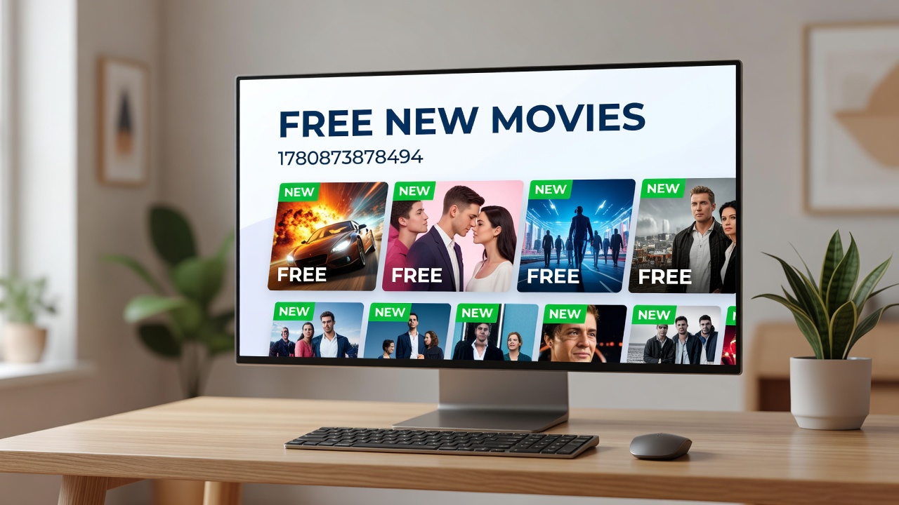 Streaming interface displaying recent film options on an ad-supported platform