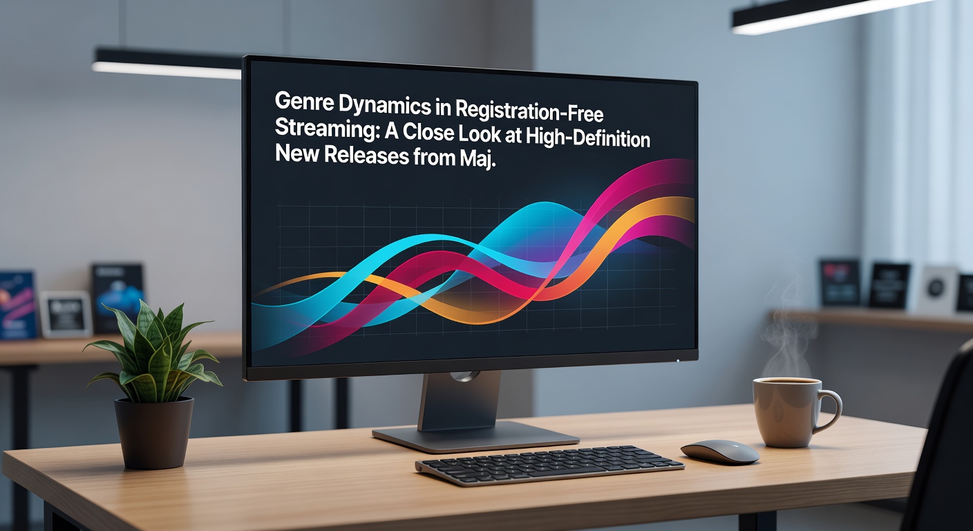 Detailed view of genre categories and new HD releases from major studios on a streaming dashboard